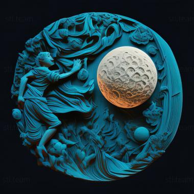 3D model Once in a Blue Moon Nuoh and the GS Ball (STL)